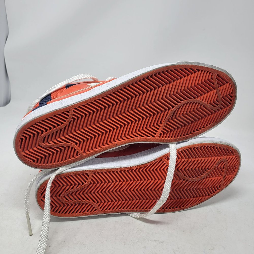 Nike Blazer SP LE Mid High Team Orange Obsidian Navy BLue 379416-811 Aub… - Picture 13 of 16